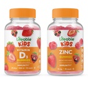 活生生的维生素D儿童+锌类儿童,Gummys Bundle - 大品尝,维生素补充,Gluten Free, GMO Free, Chewwable Gummy