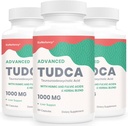 TUDCA Liver 补充1000mg - 180 Vegan Capsules, Milk Tetle Herbal 混合剂 Fulvic 和 Humic Acid 用于 Liver , Digestive 健康