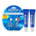 Abreva 10 Percent Docosanol Cold Sore 治疗,在 2.5 天内处理你的发烧Blister - 0.07 oz Tube x 2