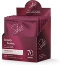 女性多美食多美食加Hyaluronic酸,Biotin,维生素C,锌,Probiotics,CoQ10 Keto蛋白 QQ Berry Flavor(7个单服务包) 由斯维特制作.