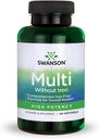 Swanson Multi without Iron 多维特敏健康 补充无铁公式 120 Softgels Sgels