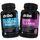 Colon Cleanser Detox & Liver Cleanse - 15 Day Colon Cleanse Pills Probiotic & Liver Detox 支持牛奶 特尔·丹德利翁 - 肠胃 Bowel运动 补充 Bloating Gut