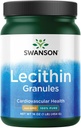 Swanson 100%纯 Lecithin Granules(非GMO) 16 Ounce(1磅)(454克) Granules