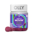 OLLY 继续移动便秘救济,Rhubarb, Prunes, Amla - Plum Berry Flavor - 30厘米