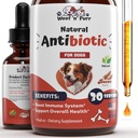 狗的感染性抗生素,咳嗽,UTIs,过敏反应,痒性抗生素 狗的自然抗生素 支持皮肤,大衣,和消化 |,所有育种和年龄 | 1 fl oz