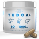TUDCA+1000mg Bile Salt 补充肝脏支持、戒毒、消化健康和皮肤健康——美国制造(60 Vegan Capsules)