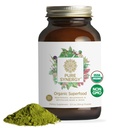 PURE SYNERGY 有机超级食品 粉末 绿色超级食品 粉末 全食品补充品 有机绿色、螺旋藻和蘑菇 用于能源、健康老龄化和免疫健康(12.5 oz)