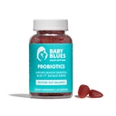 Baby Blues Probiotic Gummys for Women – 有机草莓 Flavor – Gut, Immune, Skin & 阴道健康 – 5亿 CMU DE1111® – Vegan Daily Supplement for Moms – 产前/产后支助 – Vegan Daily Supposed for Moms – 产后支助