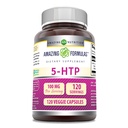 神奇的公式 5-HTP (Hydroxytryptophan) 补编 | 100 Mg Per service | Veggie Capsules | Non-GMO | Gluten Free| | | (1 Pack, 120 Counter) 美国制造 | 100 Mg Pervice | Veggie Capsules | Non-GMO | Gluten Free| (1 Pack, 120 Counter)