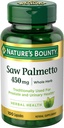 自然丰盛的Saw Palmetto、草药健康补充品、前列腺和尿液健康,450毫克,100卡普尔