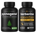 NutraChamps 完整的循环和元音提示: Pycnogenol 和 Berberine Duo