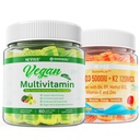 NEVISS 维生素 D3 5000IU + K2(MK-7) 120mcg 配以 Vegan 多维特敏 配以铁,维生素 B12, A, D3, K2, Algae Omega 3, 镁, 锌