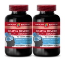 大脑和记忆 - BRAIN and MEMORY BOSTER - 提高处理速度,头脑清晰度和焦点补充,心灵和记忆支持补充,记忆脑补充,年轻大脑 - 2B 120 Caps