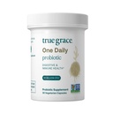 True Grace One Daily Probiotic - 30 Vegetarian Capsules - 90亿 CPU - 古特,文摘和免疫健康支持与预生纤维 - Gluten & Soy Free