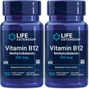 生命延长维生素B12 甲基Cobalamin 500mcg - 维生素B12 一般能量和脑健康补充剂 - 无糖蔬菜 Lozenges溶解于你的嘴 - 一次日报 - 100计