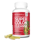 健康+超级Colon清洁剂 15天 提供Gentle Gut清洁剂解毒剂, Psyllium Husk, 辅助便秘治疗和消化支持的Probios, 60 Capsules