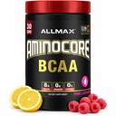AllMAX 营养 AMINOCORE BCAA – 8G BCAAs – 100%纯分支链氨基酸 – Gluten Free - Pink Lemonade - 315 gram