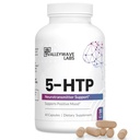 5-HTP - 200mg 5-HTP 5-Hydroxytryptophan(5-Hydroxytryptophan) 支持Mood Plus Sleep*,压力救济*,60 Capsules - 30天供应,美国制造