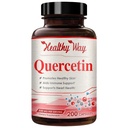 高强度Quercetin 500mg Capsules - 曾经每日强抗氧化剂Quercetin 补充心脏老化皮肤脑和免疫支持 - Vegen Friendly Gluten-Free Made in the US (200 services)