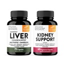 Sandhu's Liver Detox & Kidney 支持 Combo 支持 liver, Kedney & Urinary Tract 健康