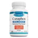 EuroMedica Curaphen 外力 - Curcumin & Boswellia 健康循环支持补充 - 支持联合、肌肉健康和内啡碱生产的图尔克补充 - 60片