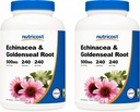 Echinacea & Goldenseal Root, 500mg, 240 capsules (2瓶) - Veggie Caps, 非转基因生物, Gluten Free