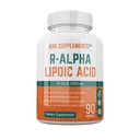 1 Pack R-ALA R-Alpha Lipoic Acid 200mg 90 卡普尔