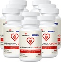 Ubiquinol CoQ10-600mg-Softgel, Active Coq10 Ubiquinol 配有维生素E & Omega 3, 6, 9, 高吸收-Coenzyme-Q10, 能源生产的强抗氧化剂, 测试, 600 Counter