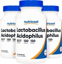 营养成本酸性乳酸菌 10亿头FU,120个Veggie Capsules - Probiotic(3瓶)