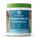 神奇的草绿色 混合 Alkalize & Detox: 平滑的混合, 与超级绿绿色 & Beet Root Powder, 消化酶, Prebiotics & Probiotics, 30 services (Packaging May Vary)