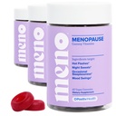O Positiv MENO Gummys for Menopause, 30 services (Pack of 3) - 黑科霍什 & Ashwagandha KSM-66 - 帮助减轻热闪光,夜汗, & Mood Swings 女性无忧无忧补充