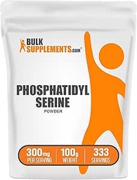 bulk supposes.com Phosphatidylserine Powder - Phosphatidylserine Supposed,来源于豆类豆类-每服300mg(60mg Phosphatidylserine),100g(3.5 oz)(一包)