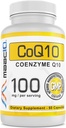 MAAC10 100mg CoQ10(60 Capsules) → 能量水平抗氧化剂 CEARNZYME Q10 - 非GMO, Gluten Free, Vegetarian(60天供应)