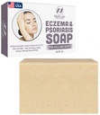 Eczema 肥皂巴用于面部和身体 – 所有天然皮肤炎,Psoriasis 治疗干痒发烧皮肤 – Gentle 解毒,治愈,抗痒,清洁皮肤护理 – Eczema 皂巴