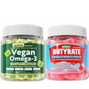 Vegan Omega 3 Gummys + Butyrate Gummys 无糖