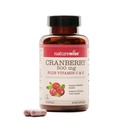 NatureWise Cranberry Pills for Women - 提取量等于12,500mg * Cranberry 补充剂+维生素C & E - 清洁尿液Tract & Bladder - Vegan,非GMO,无糖 - 60 Capsules [1-Month供应]