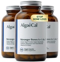 ALGAECAL - 植物基钙补充剂,含维生素D3 (1000 IU),用于骨质强度,包含13种支持骨质健康的矿物,女性和男性有机钙(750 mg),90 Caps,3个月供应量