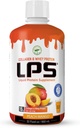 LPS 液溶胶和Whey蛋白补充剂 - 无糖,无染色,非GMO 饮料 - 水解Colagen和Whey Peptides 推动男女健康皮肤和头发,Peach Mango, 32 fl oz