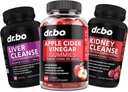 ACV Gummys & Liver Kidney cleanse - 1000MG Apple 苹果苹果 苹果 苹果 苹果 葡萄酒 Gummys & Liver Cleanse Kedney Detox Capsules for Digestion, Gut Health, Cleansing, Detox, Flushing & 代谢药