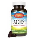 Carlson - ACES、维生素A、C、E + 硒、细胞健康和免疫支持、抗氧化剂、50软胶