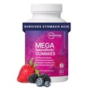 用于妇女、男子和儿童的基于微生物的实验室 -- -- MegaSporeBiotic Gummys -- -- 用于消化卫生和微生物支持的4种细菌 -- -- Berry Flamvor(60种固醇)