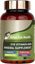 配有Lutein、Zeaxanthin、支持眼施特兰、维生素C & E、Vegan眼维生素成人的视觉健康