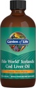 生活花园 Olde World 冰岛鳕鱼肝油液 - Lemon Mint Flavor - 1000mg Omega 3 鱼油,脂肪酸,环保局,DHA,维生素D & A,CLO 赫斯健康补充剂,47种服务