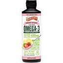 Barlean的Pink Lemonade Vegan Omega 3补充品,液藻油,含630 mg EPA & DHA,来自Algal Oil的植物基 Omegas, Non-GMO & Gluten Free, 16 oz