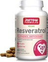 Jarrow Formules Resveratrol 100 mg,饮食补充,心血管功能抗氧化剂支持,60 Veggie Capsules,60天供应
