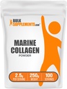 Bulk Assupports.com Marine Collagen Powder - Marine Collagen Peptides Supplement, for Hair, Skin, & Nails - Hydyrolyzed & Gluten Free, 2.5g / service, 250g (8.8 oz) (第1页)