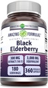 (原始内容存档于2018-12-09). Ambucus Black Elderberry – 300 Mg 摘录 10:1 (300 Mg Equivalent) – Veggie Capsules – Non-GMO – Gluten-free – – 在美国制造 (1 Pack, 360 Counter).