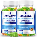 用于妇女和男子的克丽塔汀单水合物 5000mg 克丽塔汀 2 Packs, 克丽塔汀单水合物 Chew for Boost Focus, 肌肉强力, 5g 克丽塔汀单水合物, 无糖, Vegan