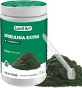 土地艺术认证 有机新鲜螺旋藻 外粉 300g - 用生物可获取的加氯-无味-清洁来源改进 - 第三方测试 - 内部测量
