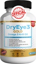 干眼3金 Omega 3 磷虾油外加强度,60软胶,干眼支持,非GMO,无胶,无糖(1)